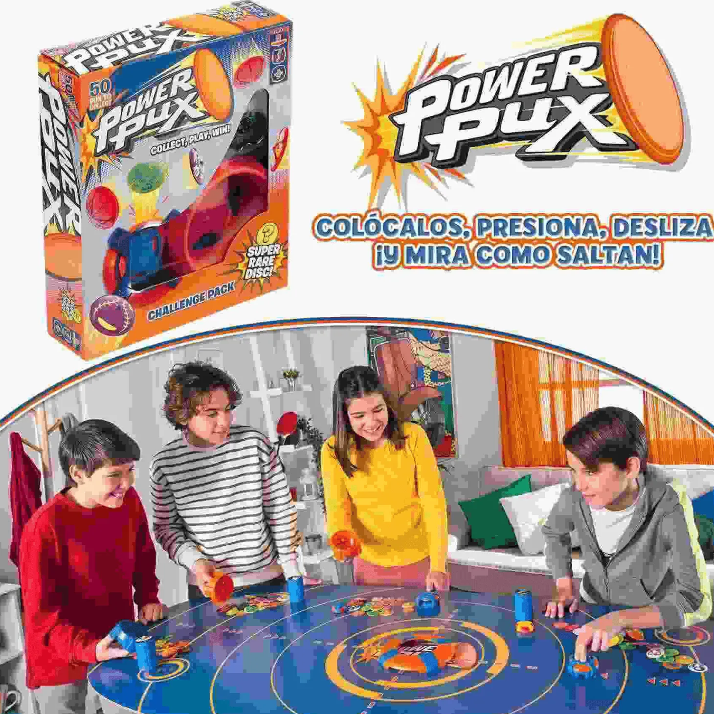 Juego Challenge Pack Power Pux Discos Coleccionables