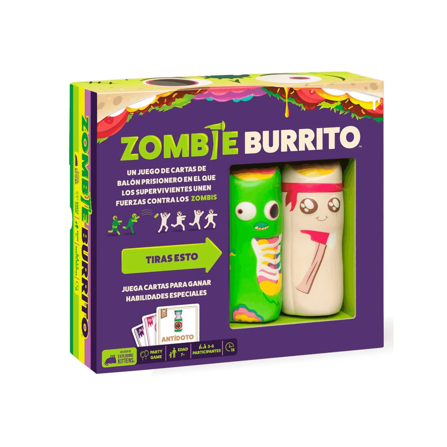 Juego de Cartas Zombie Burrito