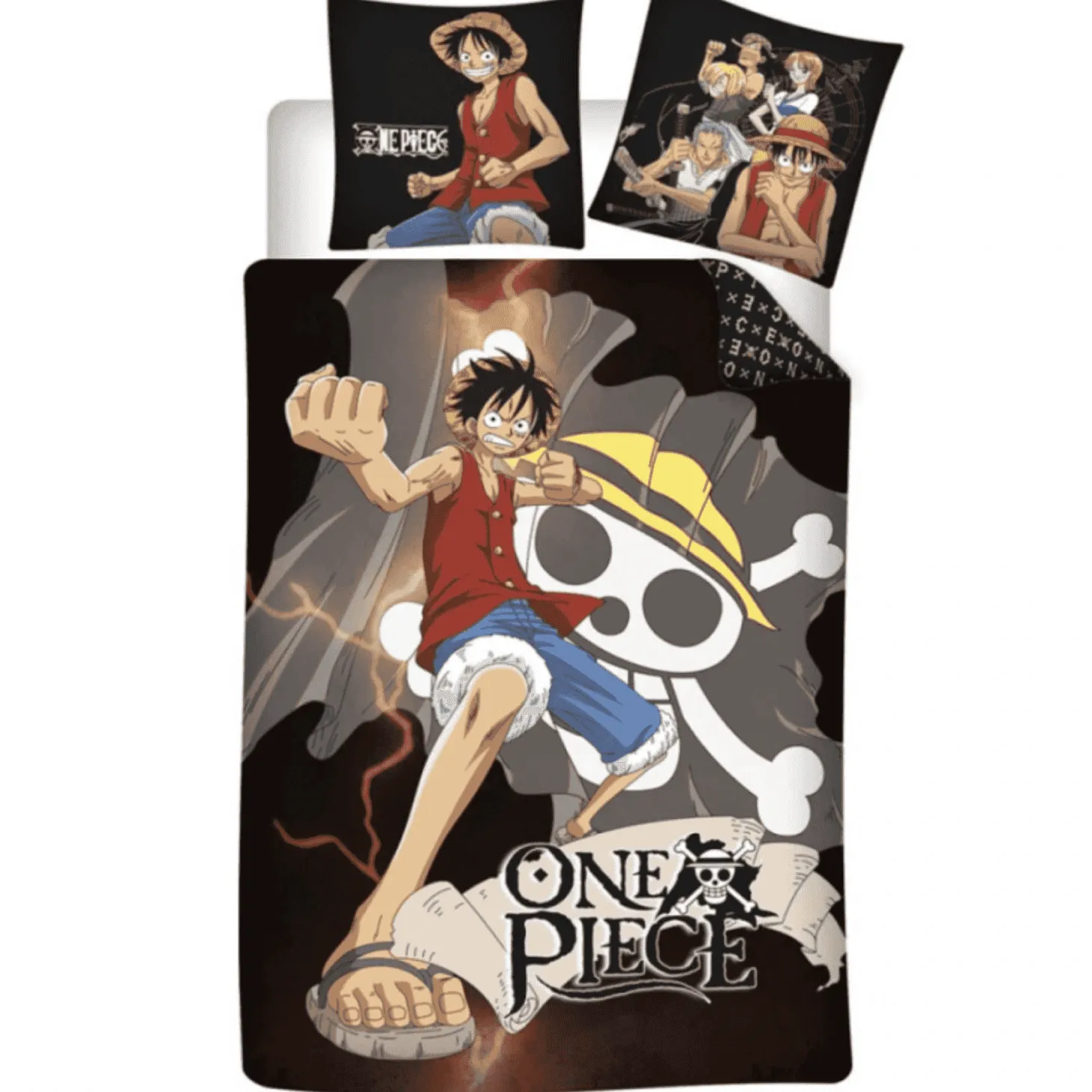 Juego de funda nórdica One Piece - Luffy 140x200 cm