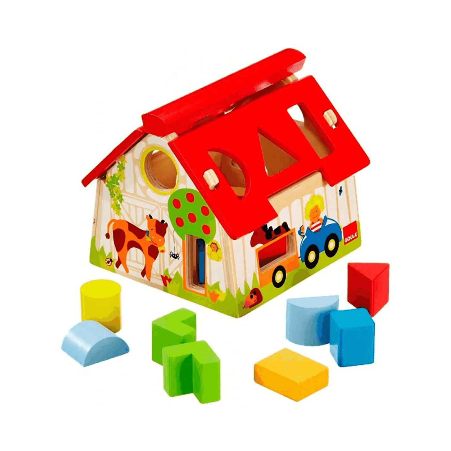 Juego de Madera Encajable Granja