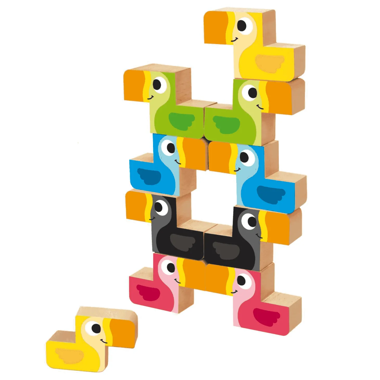 Juego de Madera Equilibrio Toucan