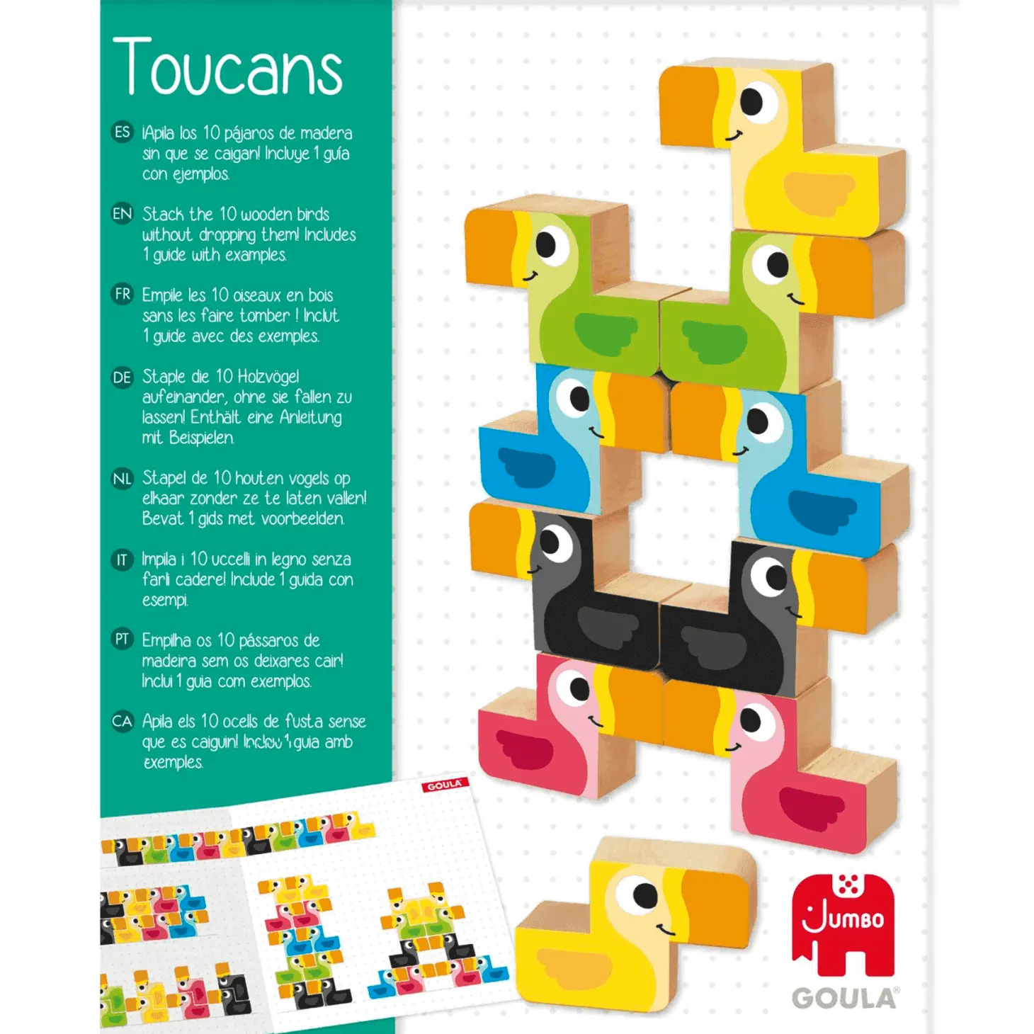 Juego de Madera Equilibrio Toucan