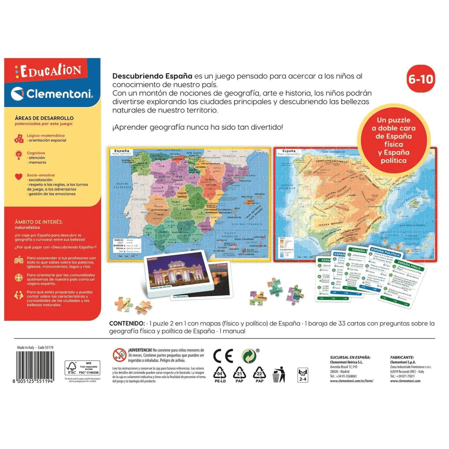 Juego de Mesa Descubriendo España