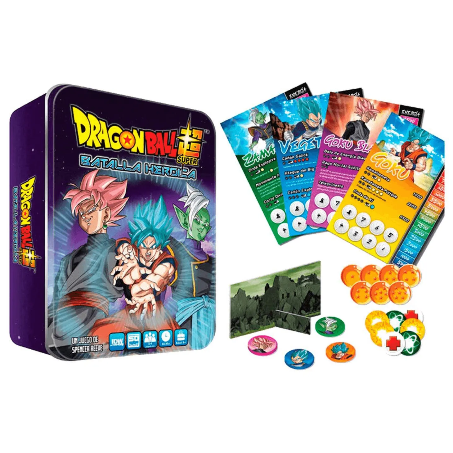 Juego de Mesa Dragon Ball Super Batalla Heroica