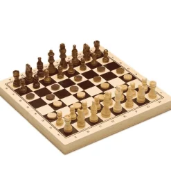 Juego 3 en 1 de Madera – Ajedrez, Damas y Backgammon