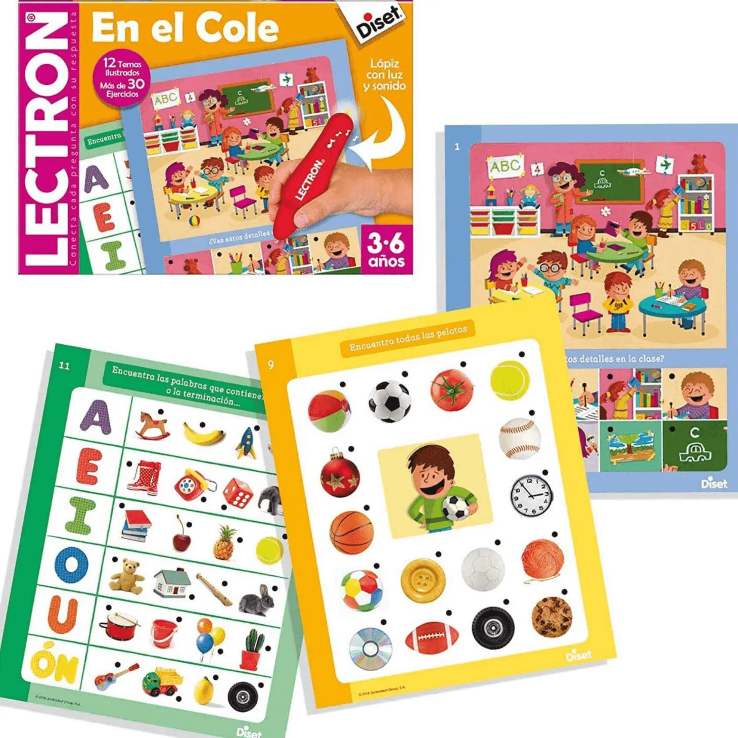 Juego Lectron En El Cole
