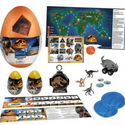 Jurassic Captivz Dominion Mega Huevo Sorpresa Dinosaurio y Accesorios