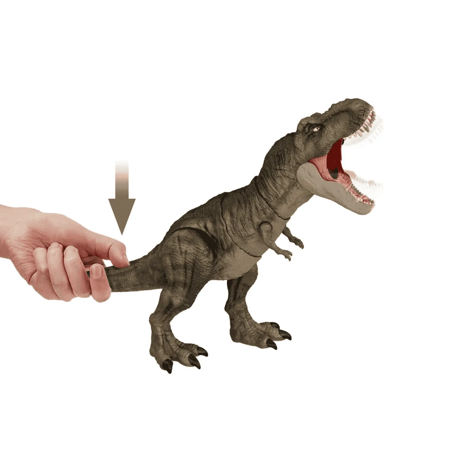 Jurassic World T-Rex golpea y devora Dinosaurio de juguete 4 años