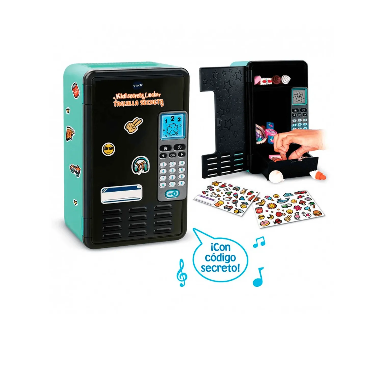 Kidisecrets Locker Caja Secreta Negro de VTech