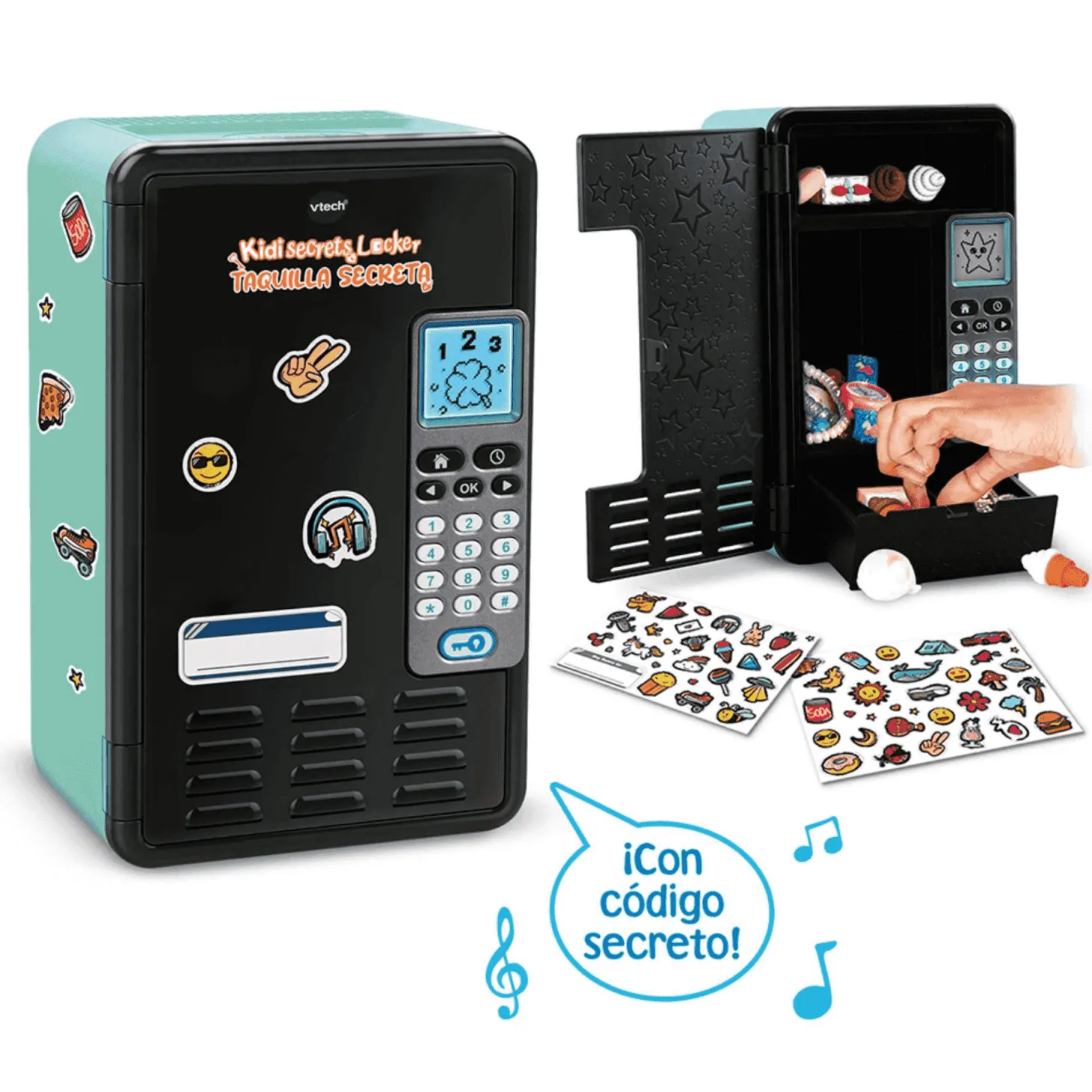KidiSecrets Locker Taquilla Secreta Negra – VTech