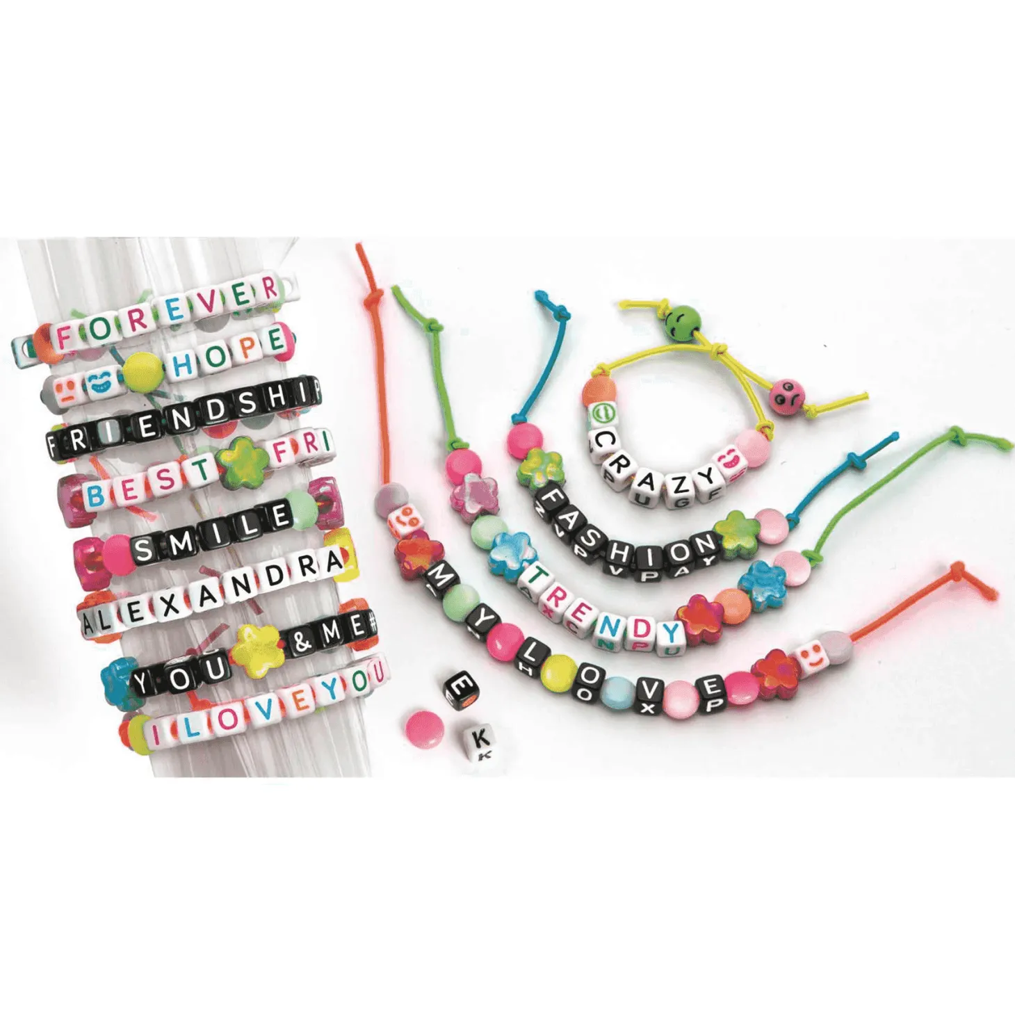 Kit de Pulseras Con Mensaje