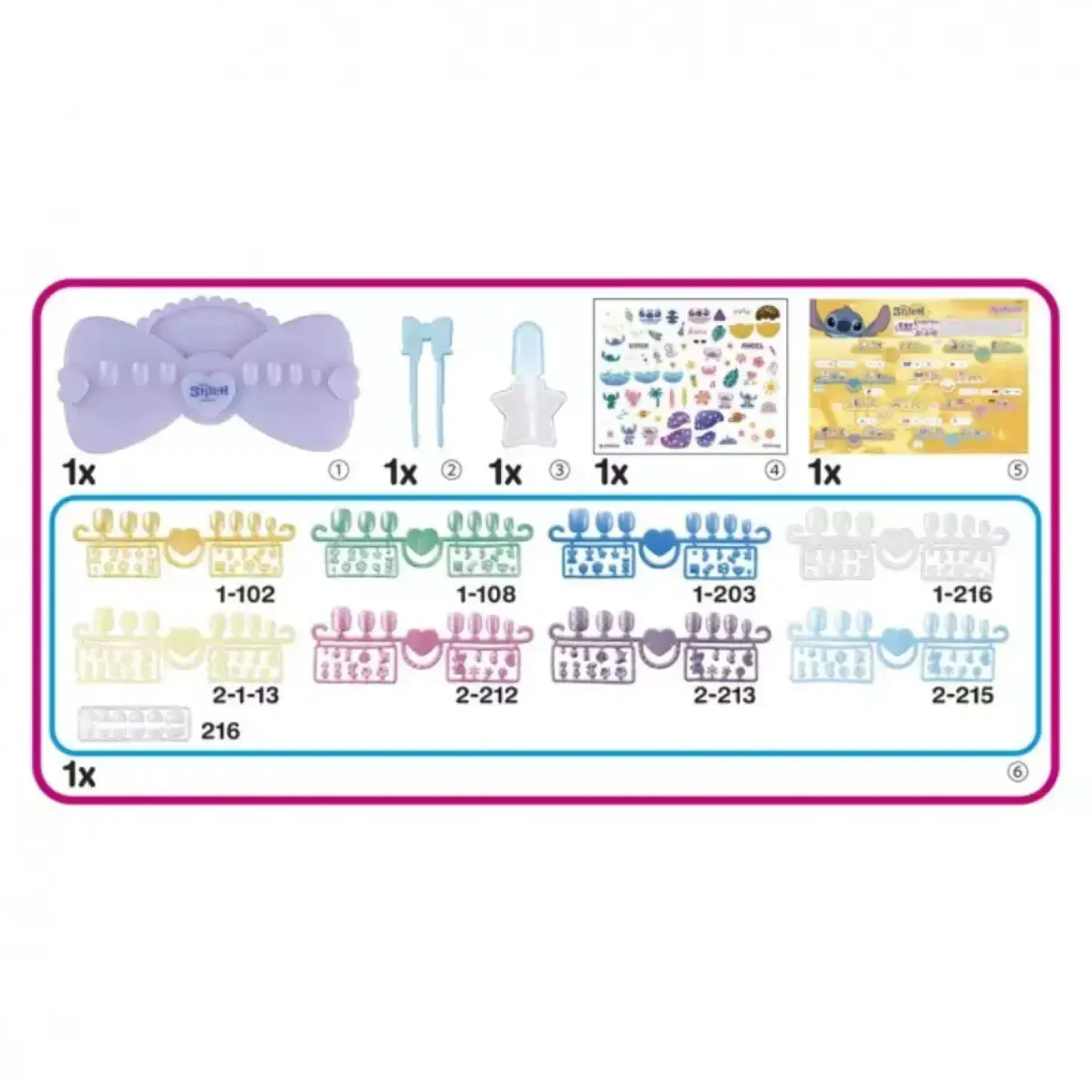 Kit Diseña tus Uñas Stitch – Aquabeads Disney