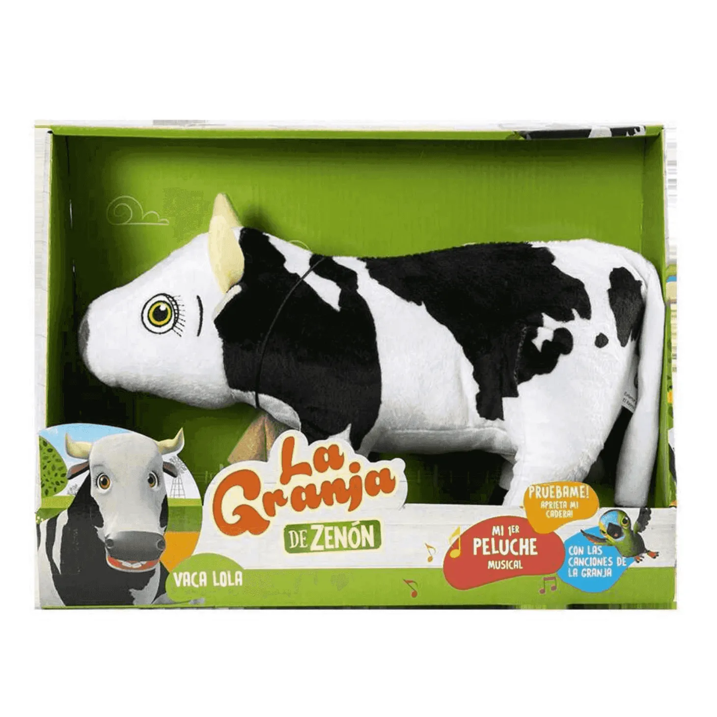 La Granja de Zenón Peluche Vaca Lola | Juguete Infantil