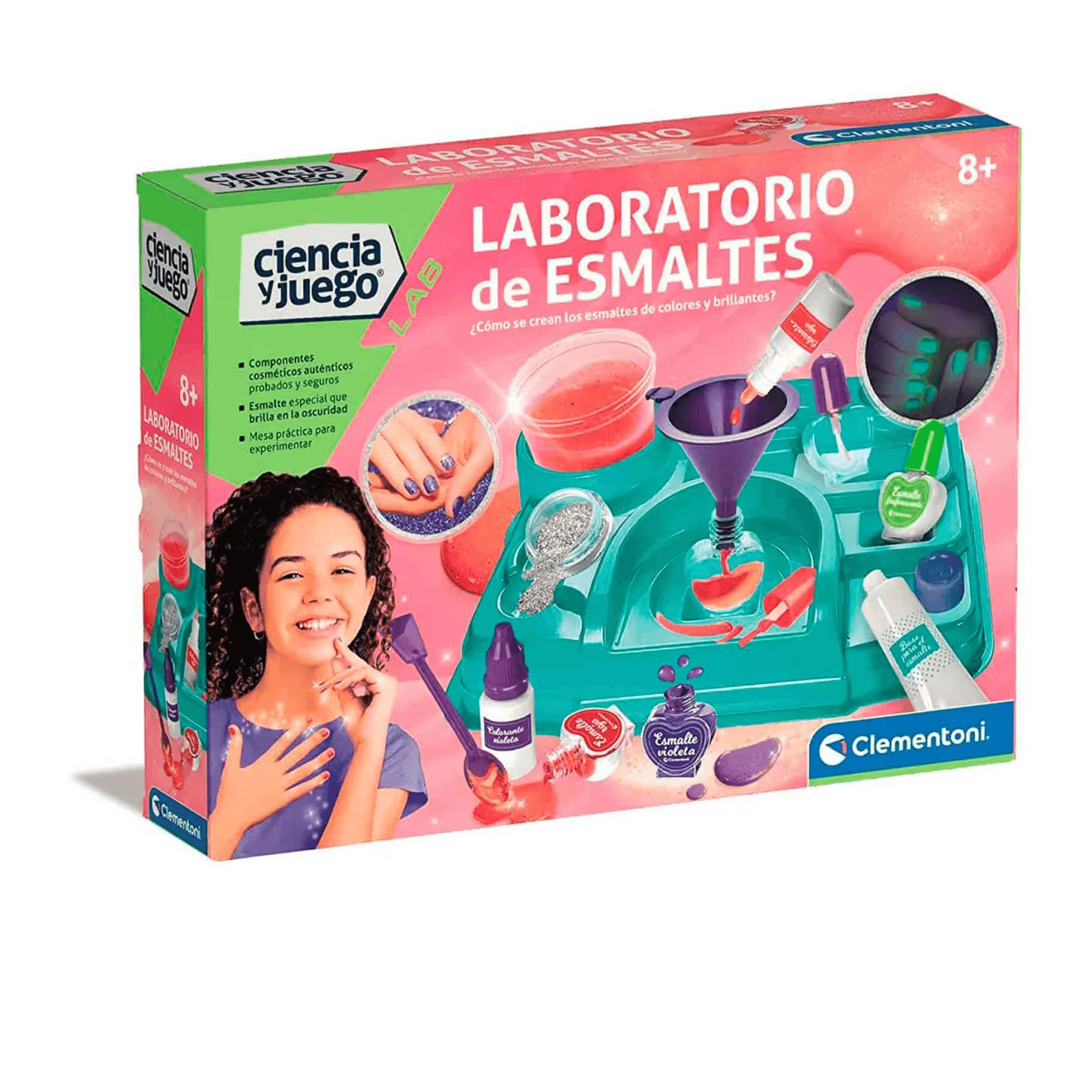 Laboratorio De Esmaltes El Juego De Creación Y Manicura De Clementoni