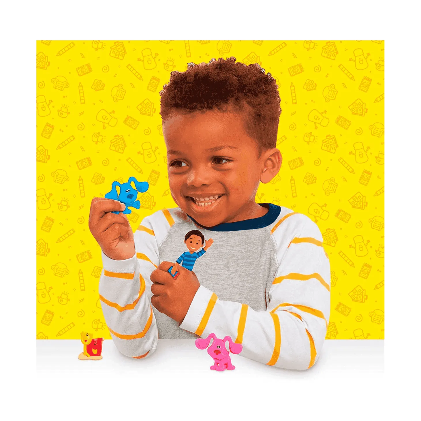 Las Pistas de Blue y Tú Set de Cuatro Figuras