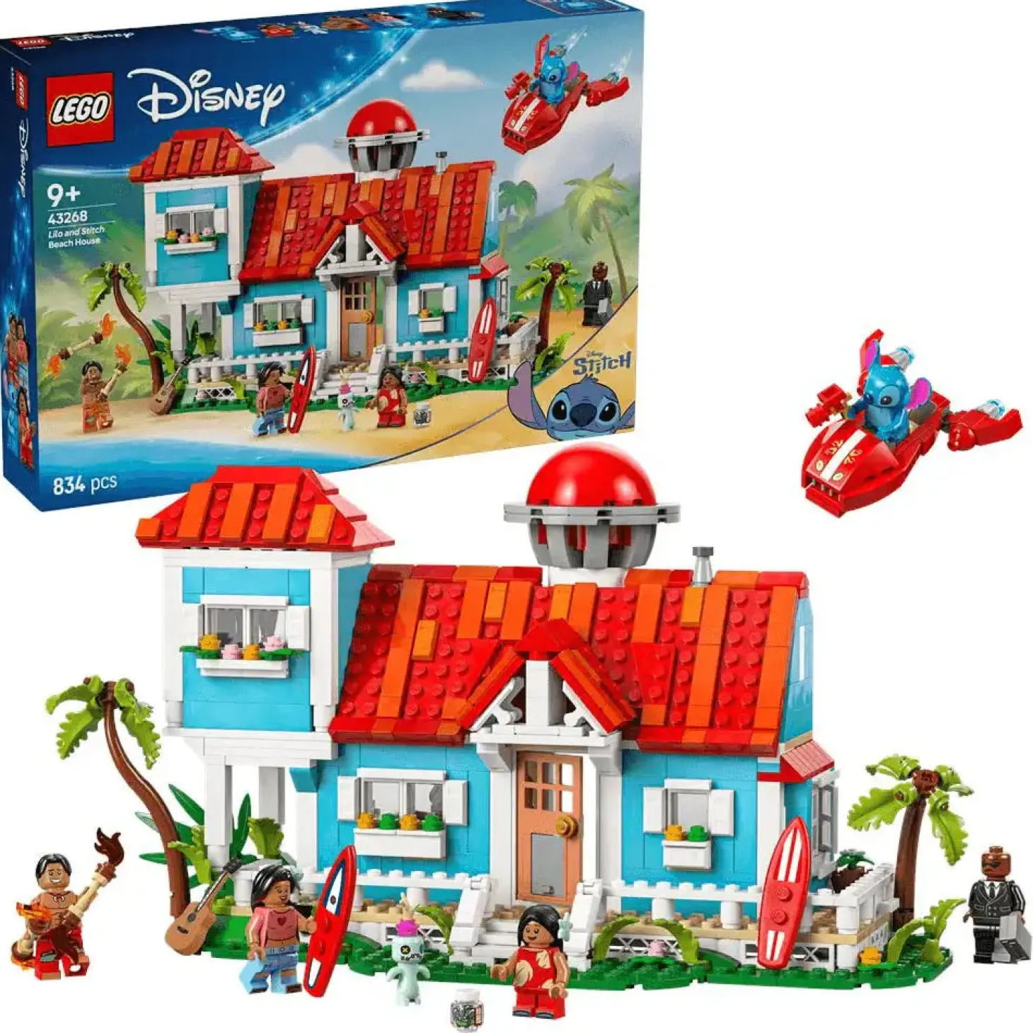 LEGO | Disney Casa en la Playa de Lilo y Stitch 43268