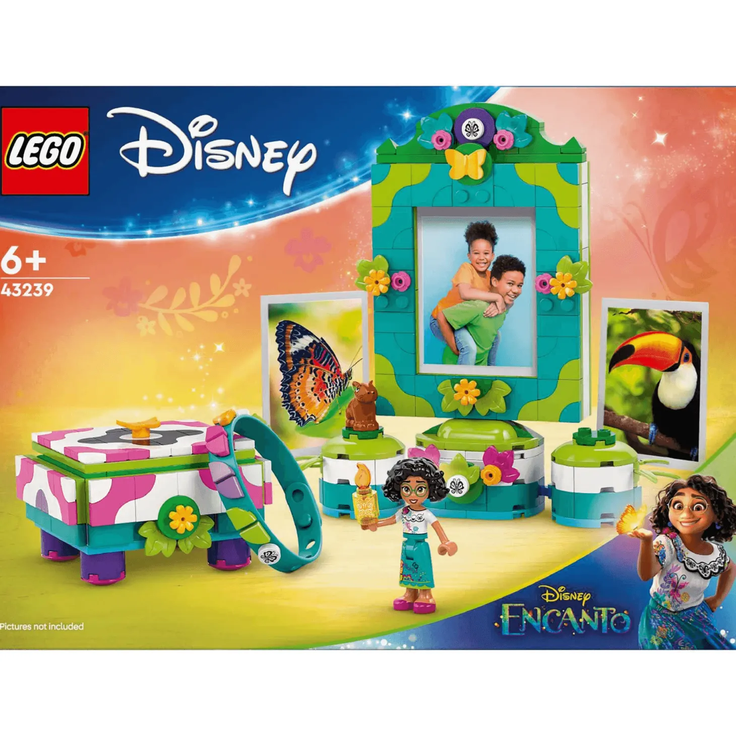LEGO | Disney Encanto Marco de Fotos y Joyero de Mirabel 43239