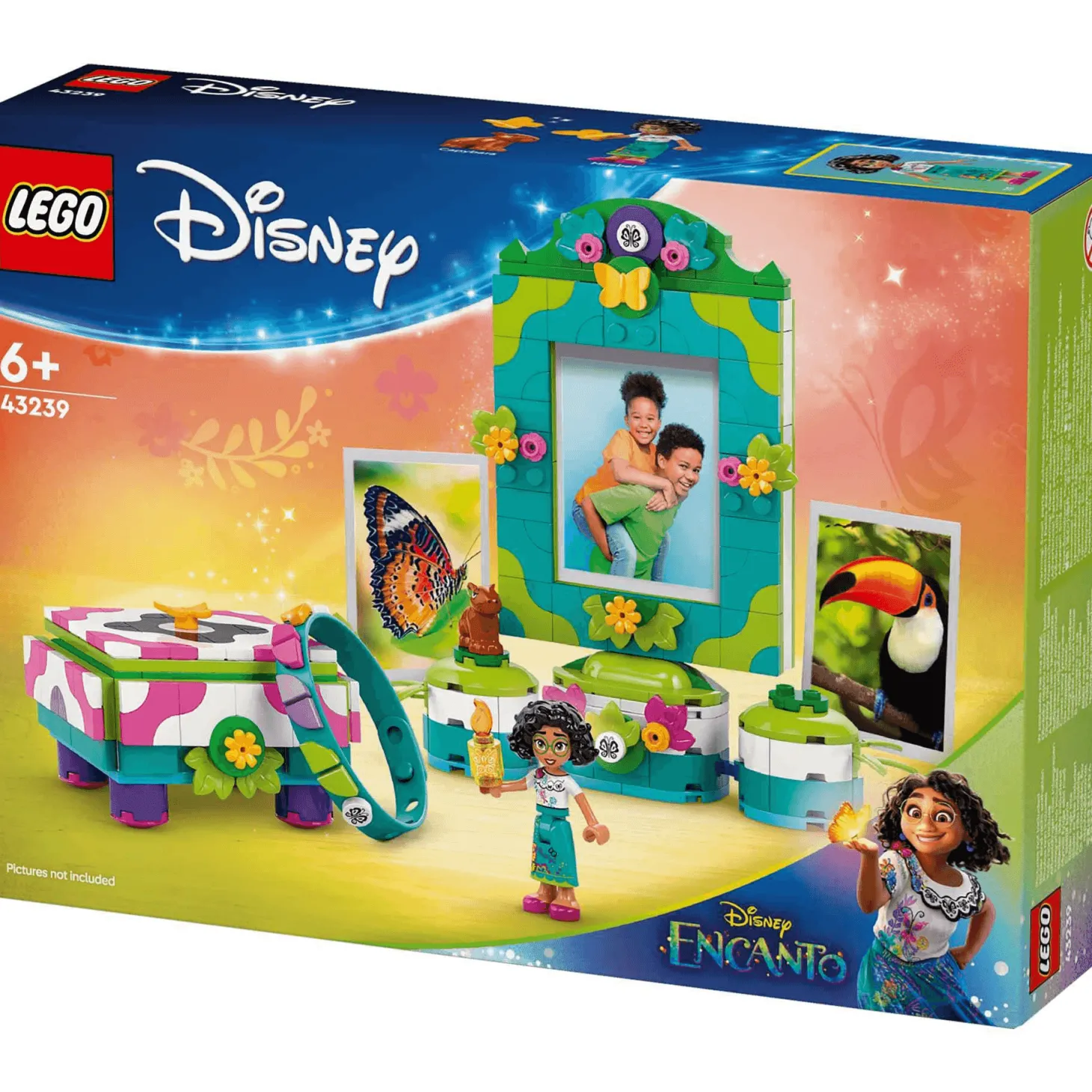 LEGO | Disney Encanto Marco de Fotos y Joyero de Mirabel 43239