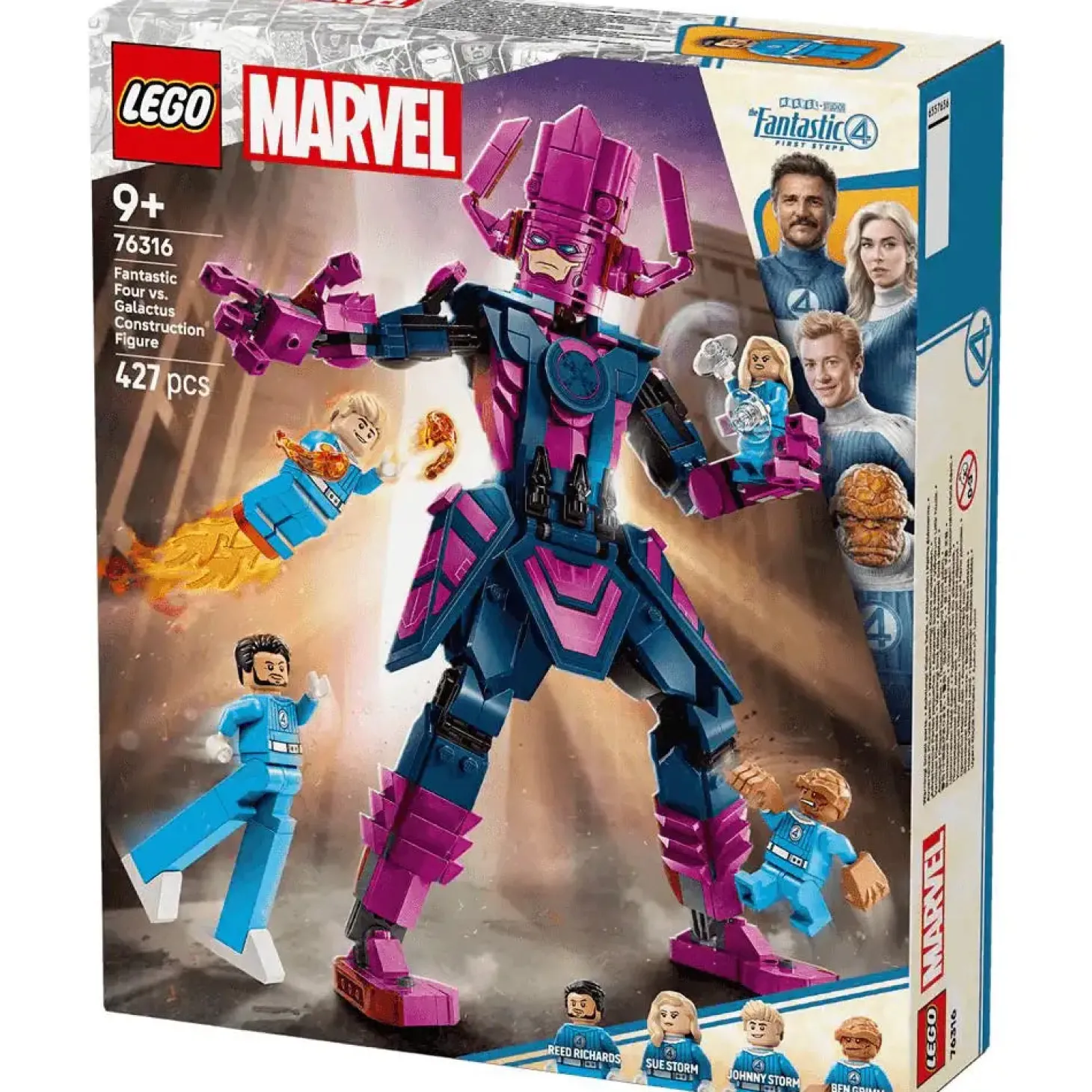 LEGO | Marvel Cuatro Fantásticos vs. Figura para Construir de Galactus 76316