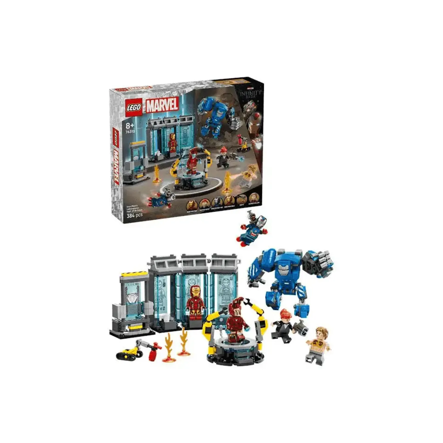 LEGO | Marvel Laboratorio de Iron Man: Sala de Armaduras 76315