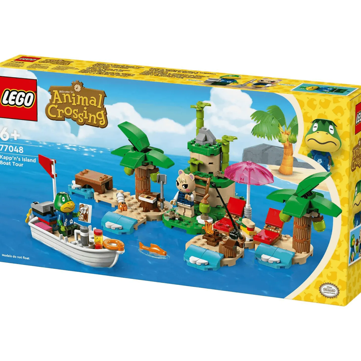 LEGO Animal Crossing™ Paseo en barca con el Capitán 77048