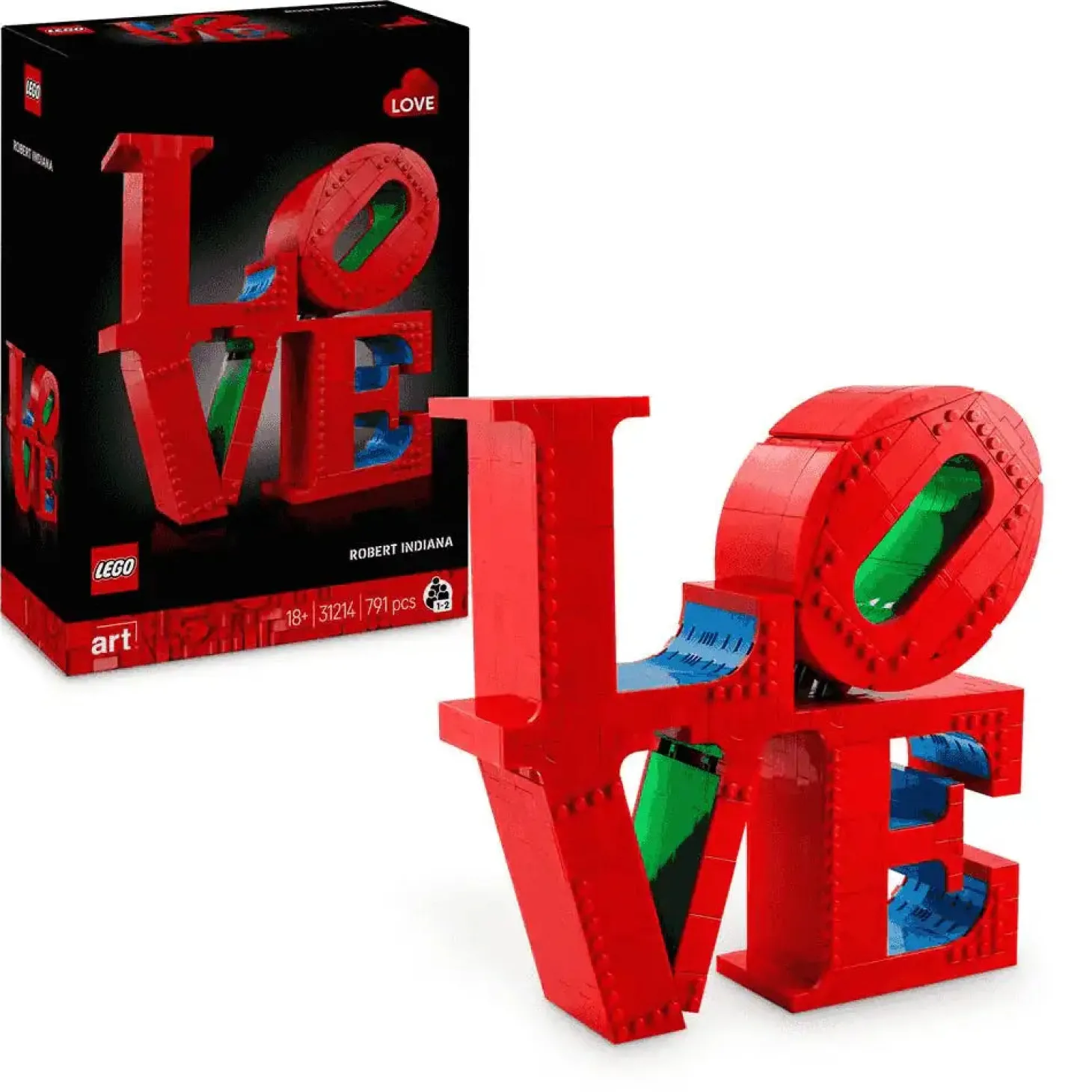 LEGO Art LOVE Regalo para parejas, idea de decoración 31214