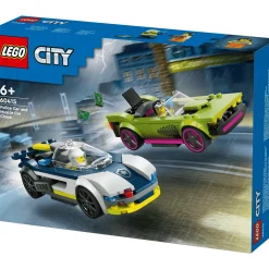 LEGO City Coche de Policía y Potente Deportivo Set 60415