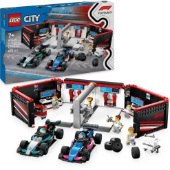 LEGO City Garaje de F1 con Coches Mercedes-AMG y Alpine 60444