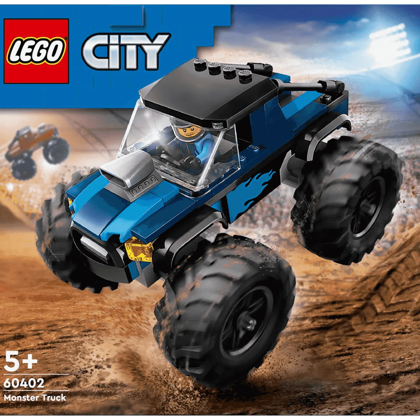 LEGO City Monster Truck Azul Todoterreno de juguete 60402