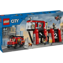 LEGO City Parque de Bomberos con Camión de Bomberos Juego 60414
