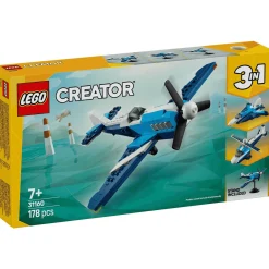 LEGO Creator 3en1 Aeronave: Avión de Carreras Juguete 31160