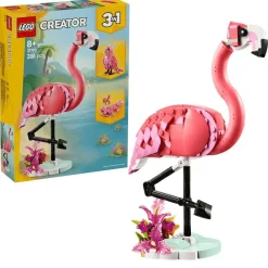 LEGO Creator 3en1 Fauna Salvaje: Flamenco Rosa Juego 31170