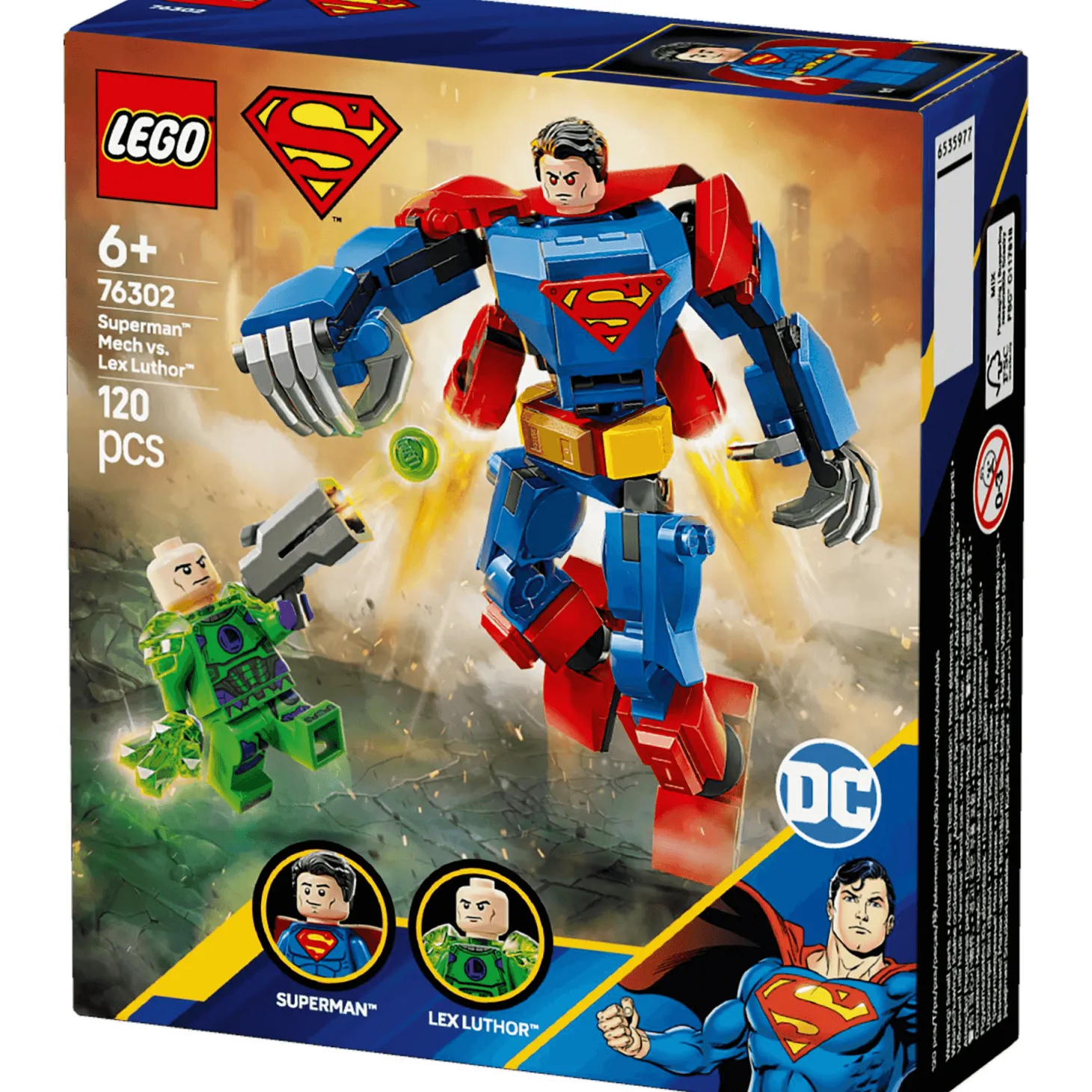 LEGO DC Armadura Robótica de Superman vs. Lex Luthor 76302