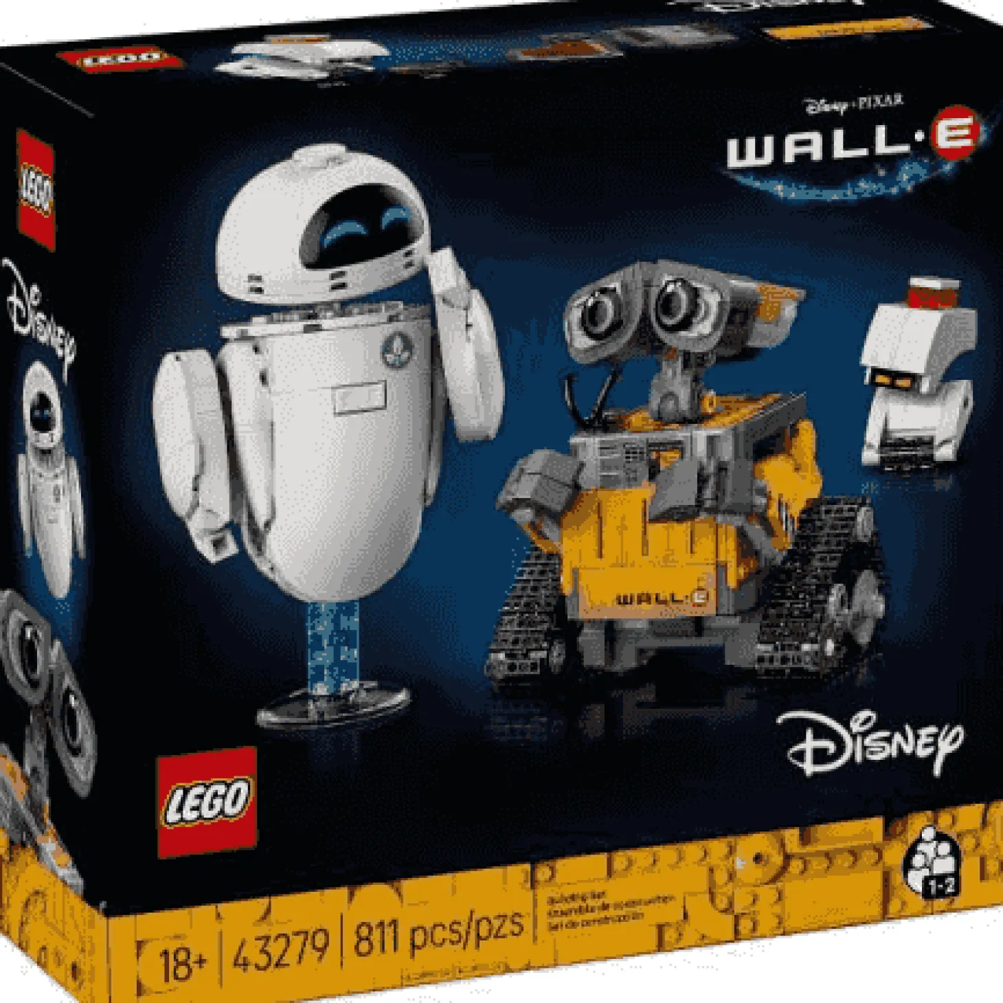 LEGO Disney Pixar WALL-E y EVE – Set para aficionados