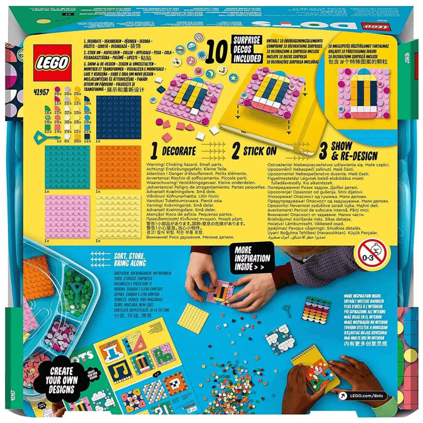 LEGO Dots Megapack de Parches Adhesivos