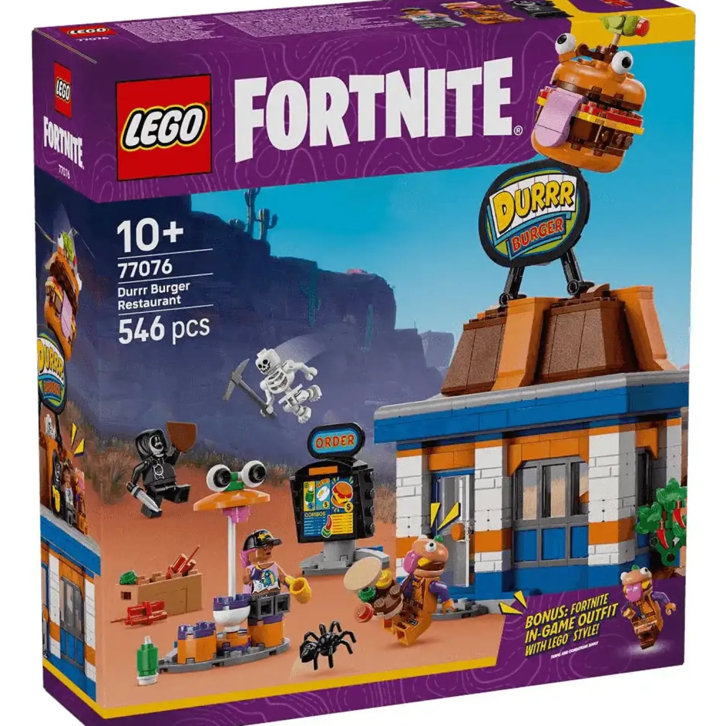 LEGO Fortnite Restaurante Hamburrrguesa Juguete 77076