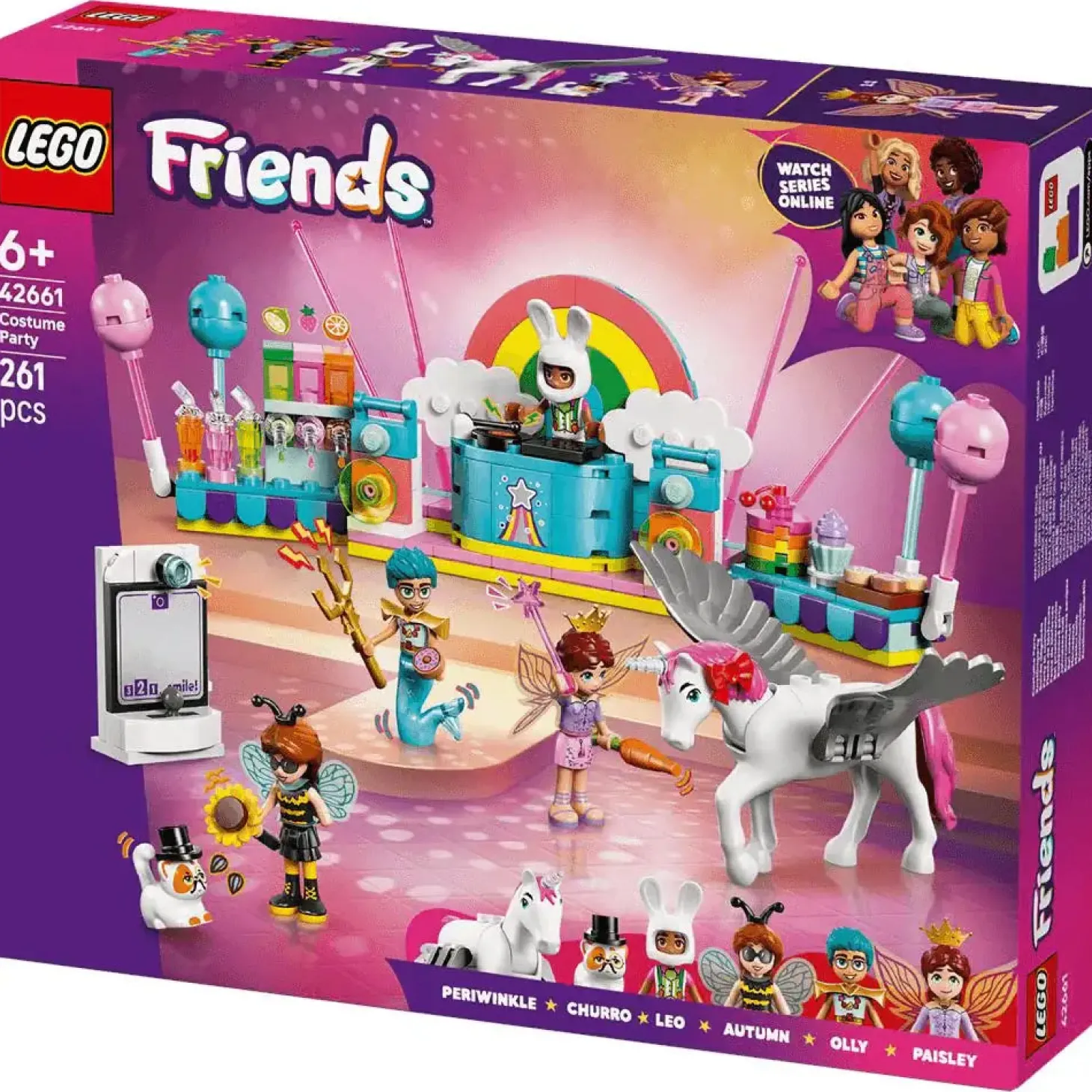 LEGO Friends Fiesta de Disfraces con Unicornio y Hada 42661