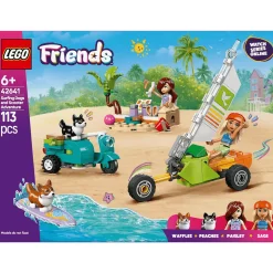LEGO Friends Mascotas Surferas y Aventura sobre Ruedas 42641