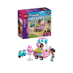 LEGO Friends Puesto de Algodón de Azúcar y Moto Set 42643