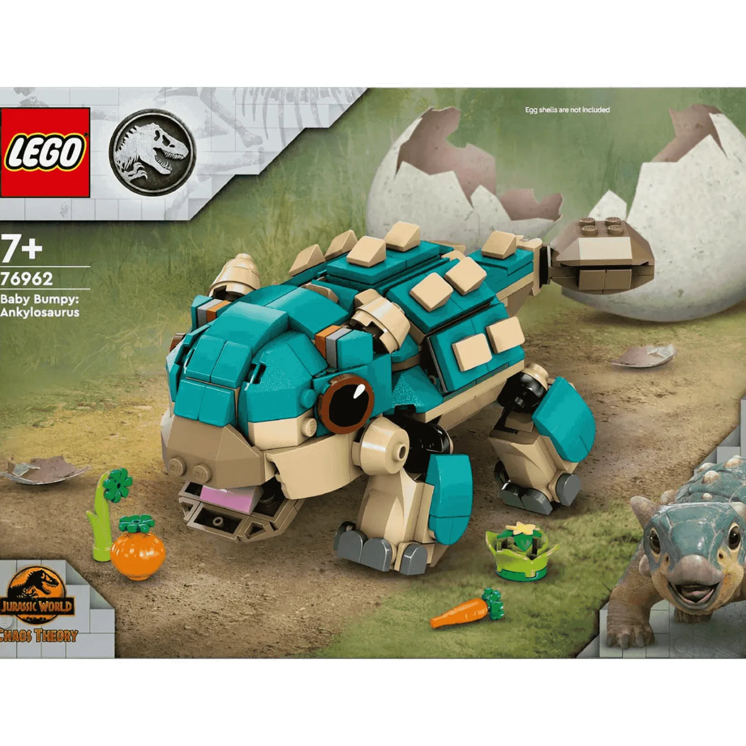 LEGO Jurassic World Bumpy Bebé: Ankylosaurus Juguete 76962
