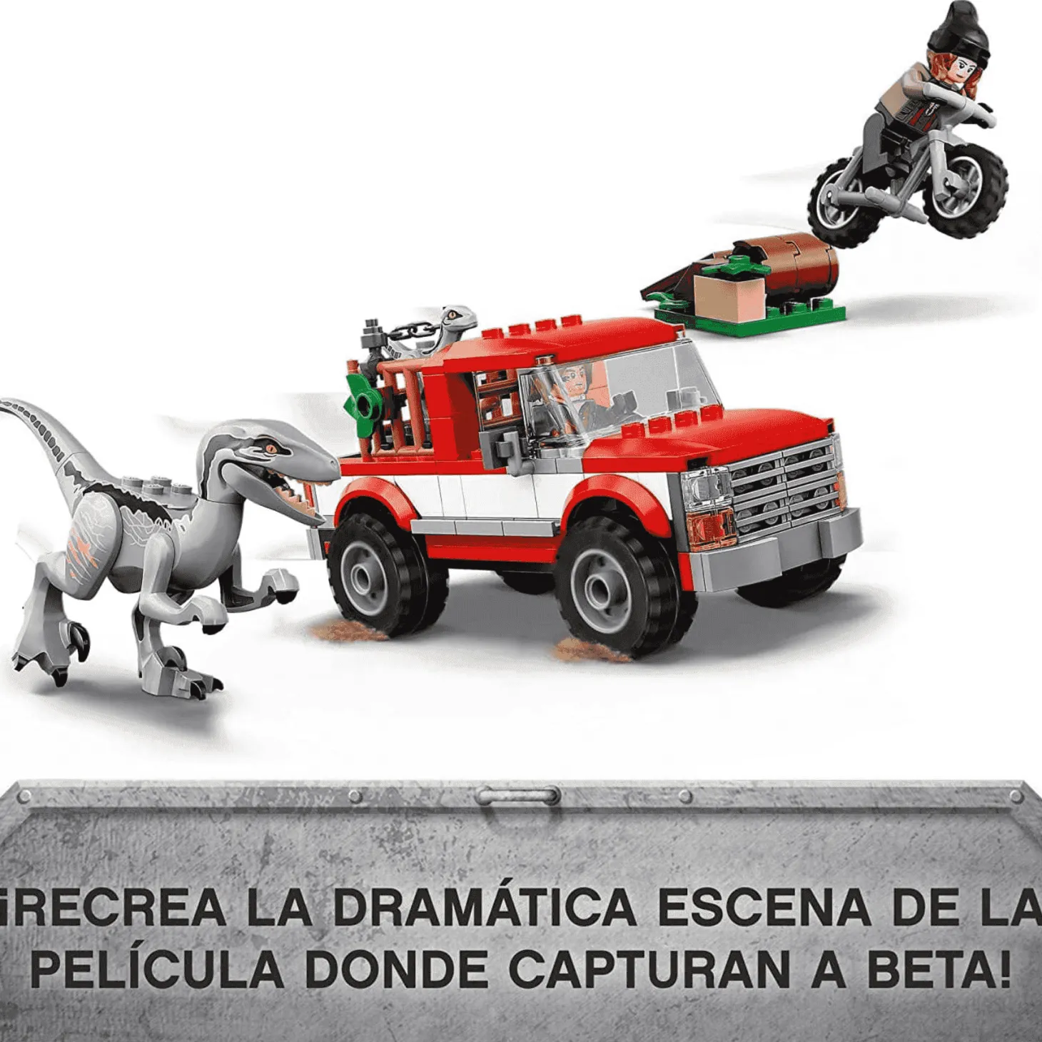 LEGO Jurassic World Captura de los Velocirraptores Blue y Beta 76946