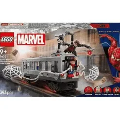 LEGO Marvel 76321 – Spider-Man vs. Doc Ock: Escena del Tren Subterráneo