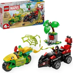 LEGO Marvel Spidey y su Superequipo Spin y Electro: Duelo de Vehículos Dinosaurio 11198