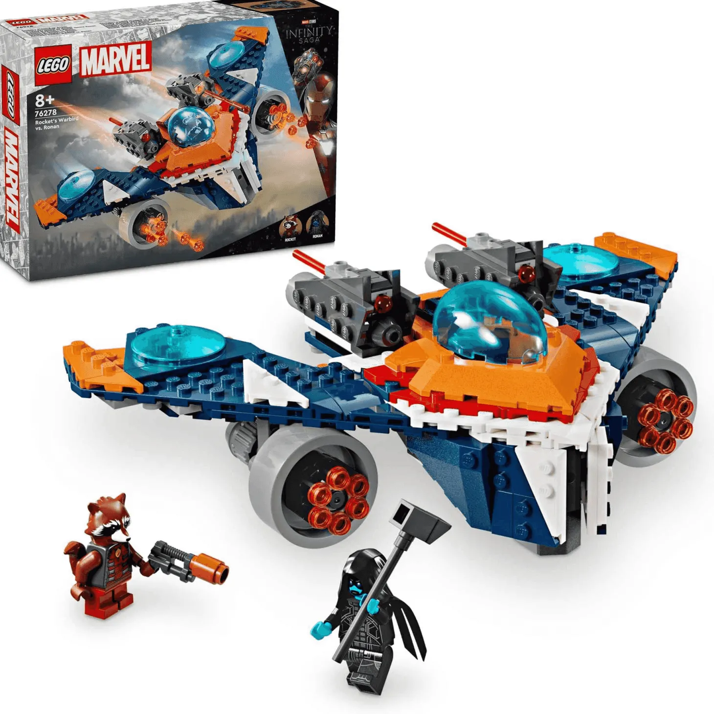 LEGO Marvel Warbird de Rocket vs. Ronan Kit 76278