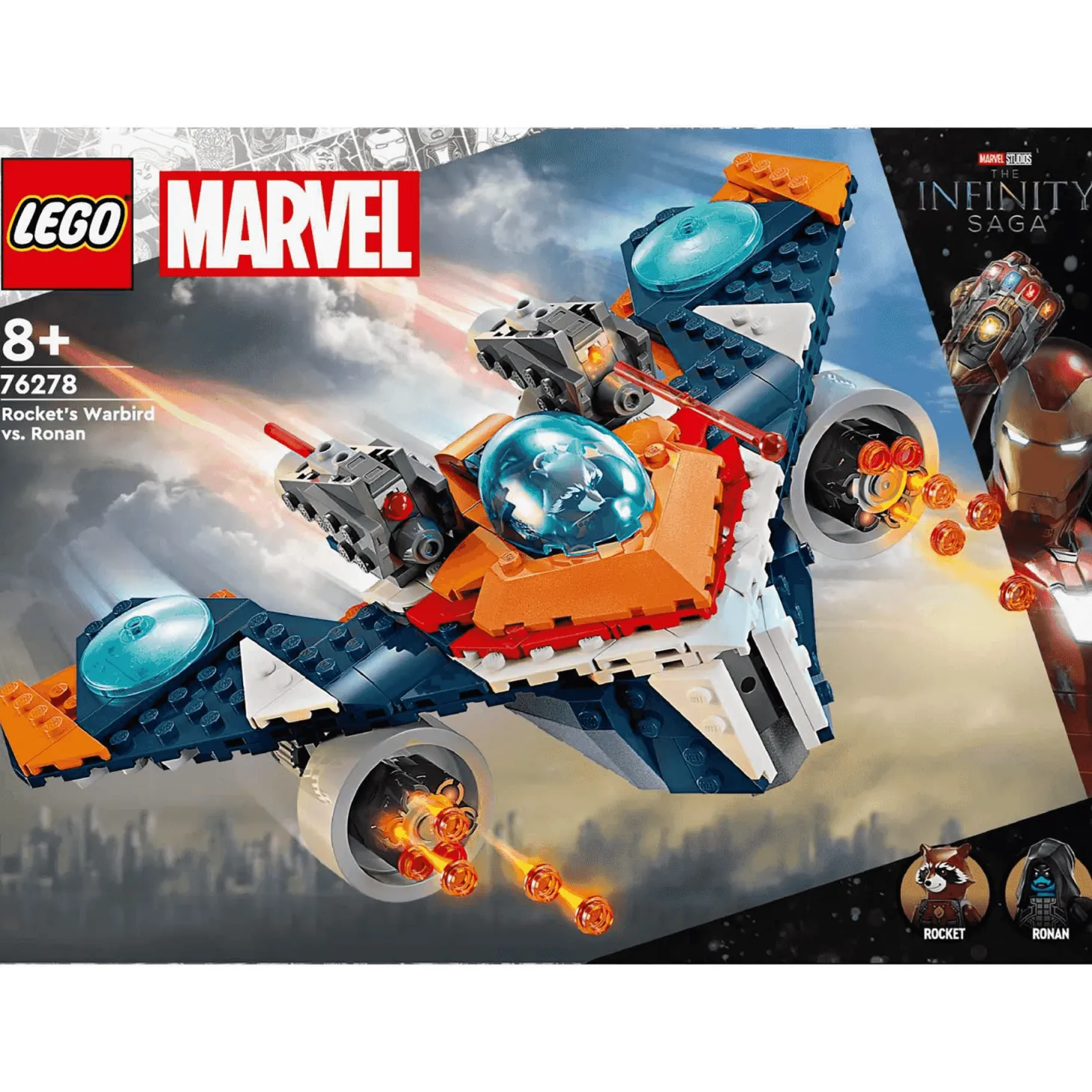 LEGO Marvel Warbird de Rocket vs. Ronan Kit 76278