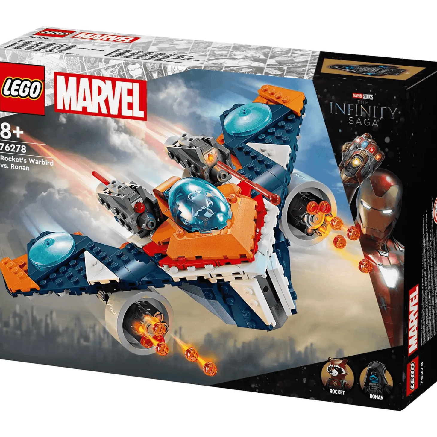 LEGO Marvel Warbird de Rocket vs. Ronan Kit 76278