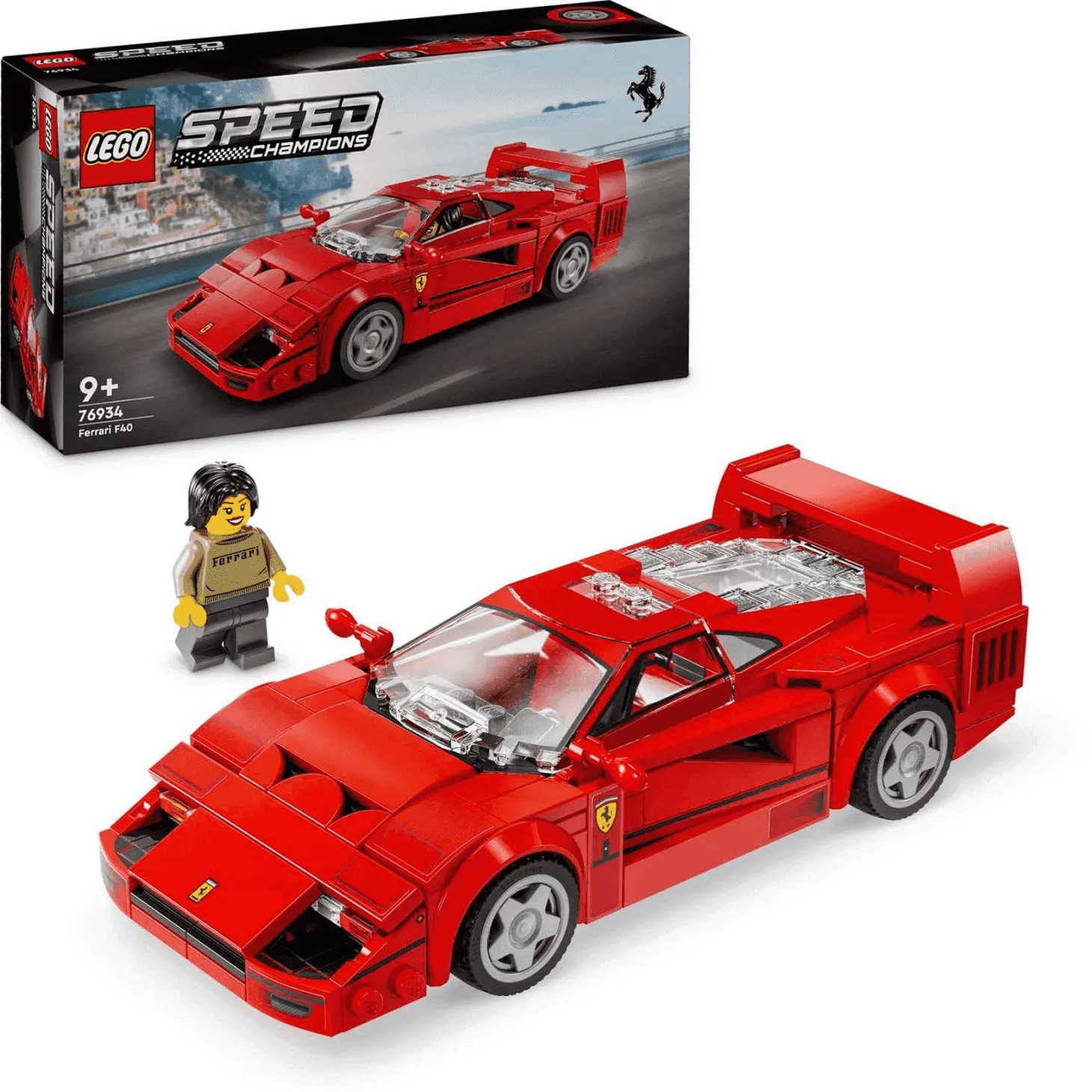 LEGO Speed Champions Supercoche Ferrari F40 Juguete 76934
