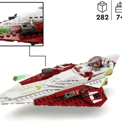 LEGO Star Wars 75333 Caza Estelar Jedi de Obi-Wan Kenobi (282 piezas)