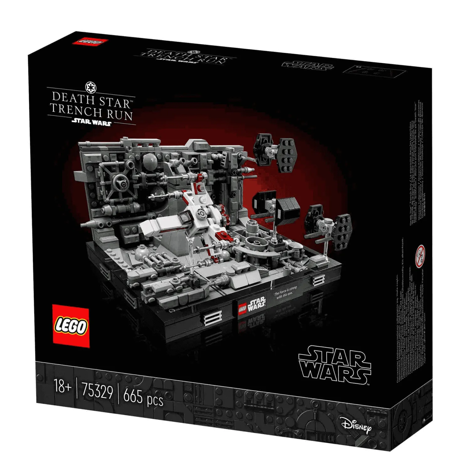 LEGO Star Wars 75329 Diorama: Ataque a la Estrella de la Muerte (665 piezas)