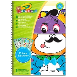 Libro de actividades colorea y empareja de Crayola